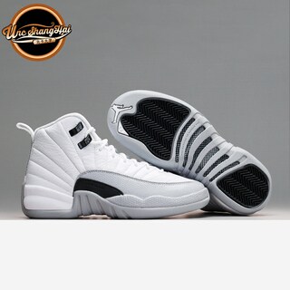 北卡大学 Air Jordan 12 GS Barons AJ12灰白 男爵 510815-108