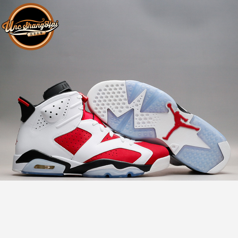 北卡大学 air jordan retor 6 aj6 胭脂红 2014 篮球鞋384664-160