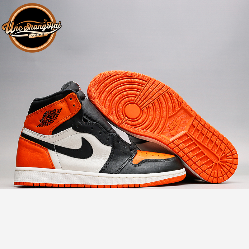 北卡大学air jordan 1 retro og aj1 扣碎篮板 篮球鞋555088-005