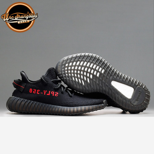 北卡大学 Adidas Yeezy 350 Boost V2 黑红字 侃爷 椰子 CP9652 - 封面