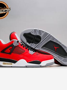 北卡大学 Air Jordan 4 Fire Red AJ4 GS 大红 408452-603现货