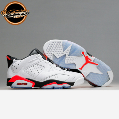 北卡大学 Air Jordan 6 Low AJ6 红外线 樱木 白红 304401-123