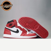 北卡大学Air jordan 1 OG AJ1芝加哥白红元年复刻555088-101现货