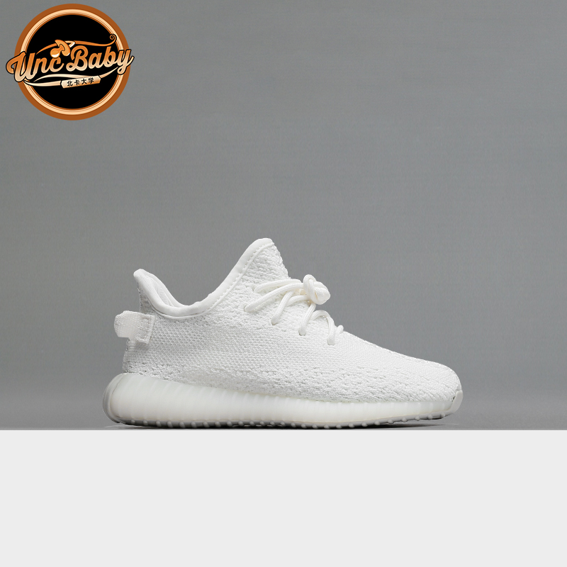 Adidas北卡大学全白武士童款椰子