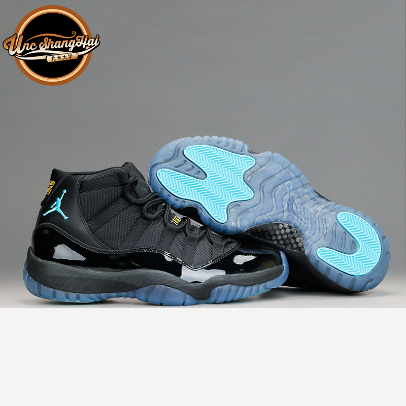 北卡大学 air jordan xi gs aj11 乔11 伽马蓝 378037-006