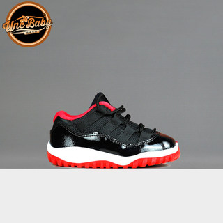 北卡大学 AIR JORDAN 11 LOW AJ11 黑红 童鞋 TD/PS 505835-012