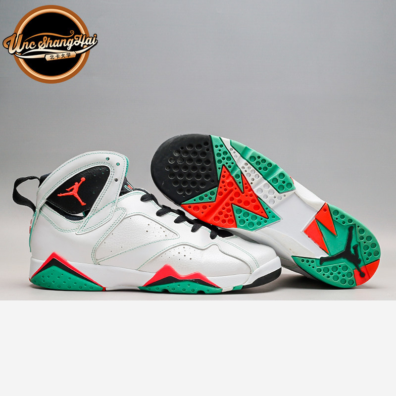 北卡大学 air jordan 7 彩蛋 gs乔7 aj7 白彩蛋 粉绿 705417-138