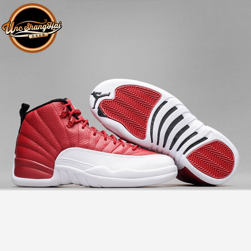 北卡大学 air jordan 12 aj12 白红 红白 乔12 130690-153265-600