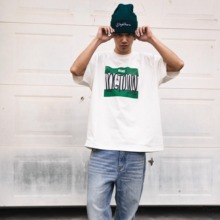 DOGTOWN 25SS NAME标签字体拼色创意LOGO圆领短袖TE短袖T恤