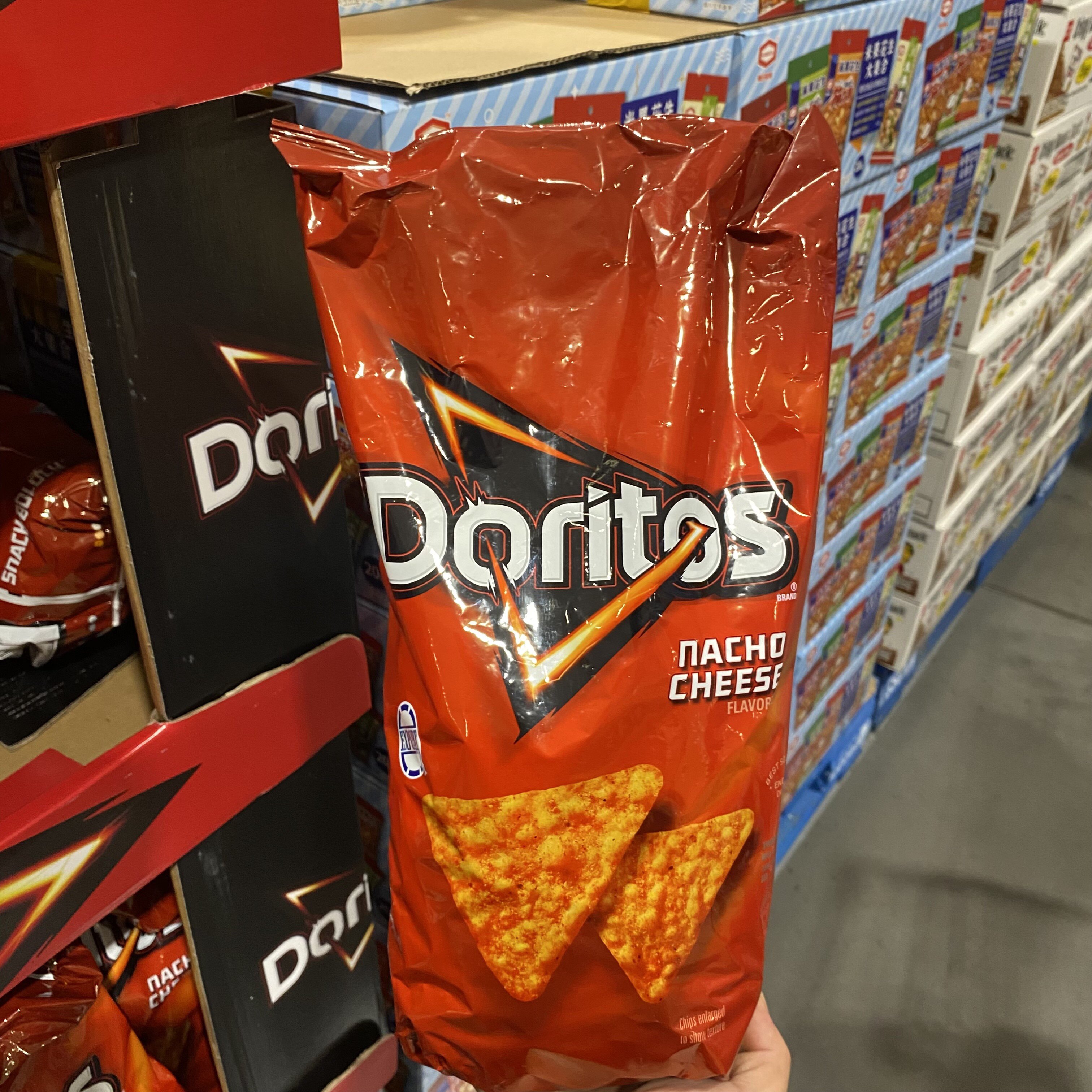 Doritos多力多滋奶酪味玉米片膨化零食453.6g进口薯片小吃