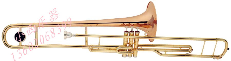 三立键中音长号(立键长号)Bb调 (磷铜) Valve trombone