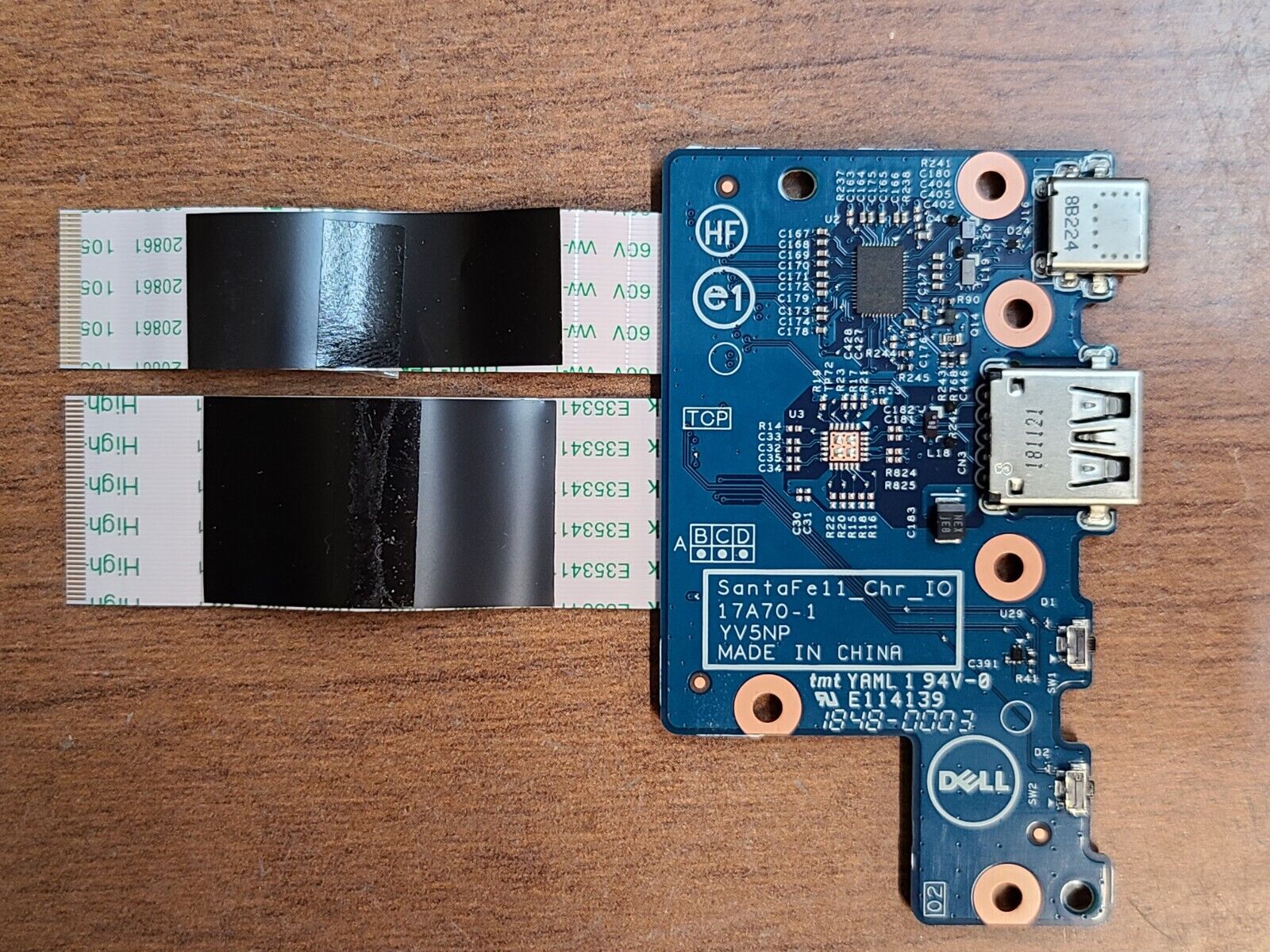 戴尔 DELL CHROMEBOOK 5190 2-in-1 USB  YV5NP R0DX9 USB-C小板