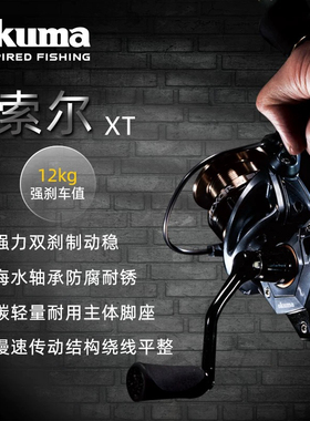 宝熊路亚纺车轮索尔XT矶钓筏钓库钓石碳纤维远投矶钓鱼线轮渔轮