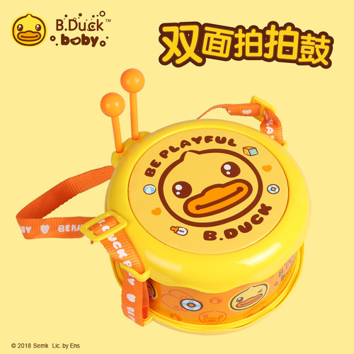 安全材质双面健身鼓亲子互动玩具