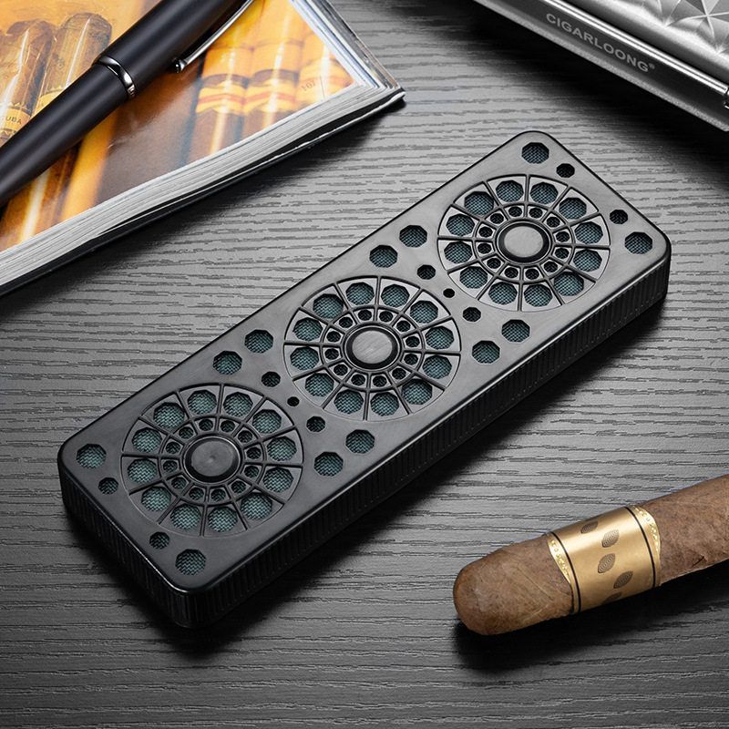 古巴雪茄专用加湿器恒定湿度便携稳定保湿雪茄盒保湿器烟具配件