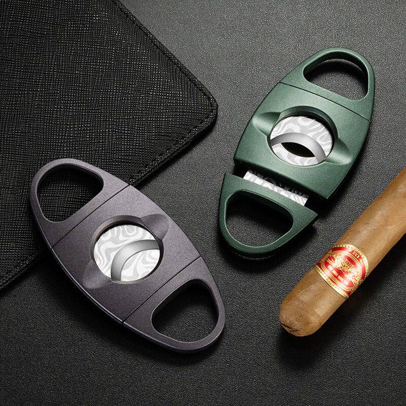 正品GUEVARA格瓦拉雪茄剪不锈钢锋利便携耐磨防滑雪茄刀礼盒包装