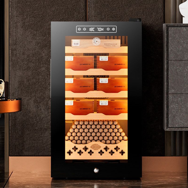 茄龙46C雪茄柜智能恒温恒湿雪茄柜雪松木层架德国技术静音雪茄柜