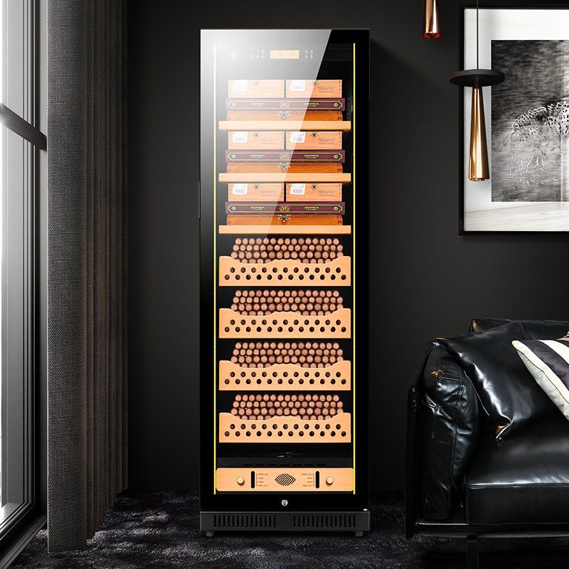 正品FUKE富客CL-188C2变频智能恒温恒湿雪松木层架雪茄柜冰箱酒柜