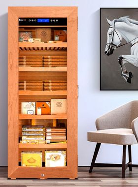 正品FUKE富客CL-180CM2雪茄柜雪松木雪茄柜智能恒温恒湿雪茄烟柜