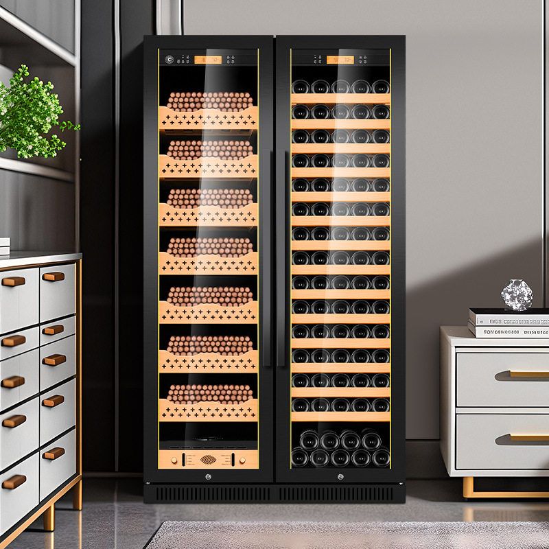 正品FUKE富客CL-320WB雪茄柜红酒柜不锈钢恒温恒湿雪松木雪茄烟柜