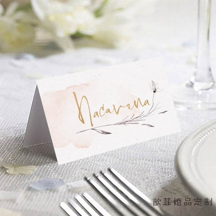 婚礼桌卡座位卡桌牌席位卡宴会