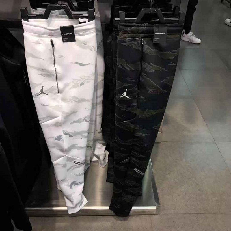 Nike耐克JORDAN男子AJ米彩太空棉保暖篮球运动长裤AH6167-BQ4645