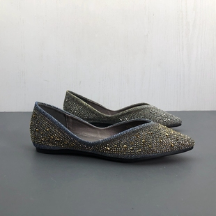 断码 春季 工厂新款 女鞋 时尚 舒适尖头浅口平底日常甜美休闲女单鞋