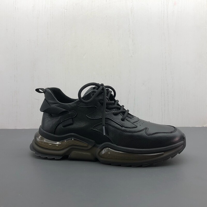 春秋单鞋休闲系带男鞋牛皮