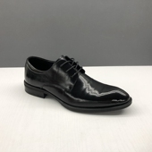 方跟系带舒适牛皮男单鞋 工厂新款 秋季 休闲圆头时尚 断码 真皮男鞋