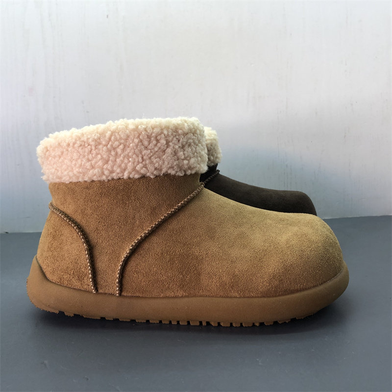 工厂断码冬季女靴新款时尚舒适圆头套筒平底百搭绒面保暖女短靴,女鞋,时装靴,淘宝优惠券,粉丝福利购,淘宝优惠卷