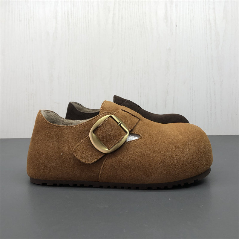 工厂断码真皮女鞋冬季新款时尚舒适圆头内增高保暖磨砂皮女棉鞋