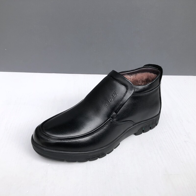 牛皮棉鞋舒适冬季户外鞋