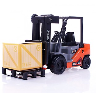 包邮力利叉车 压路机铲车邮政清扫洒水惯性非回力儿童玩具工程车