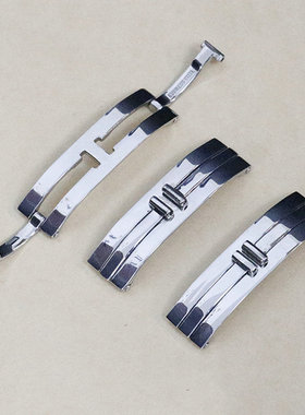 适配卡地亚手表扣蓝气球坦克钢带蝴蝶拉扣男女表扣5 6mm配件