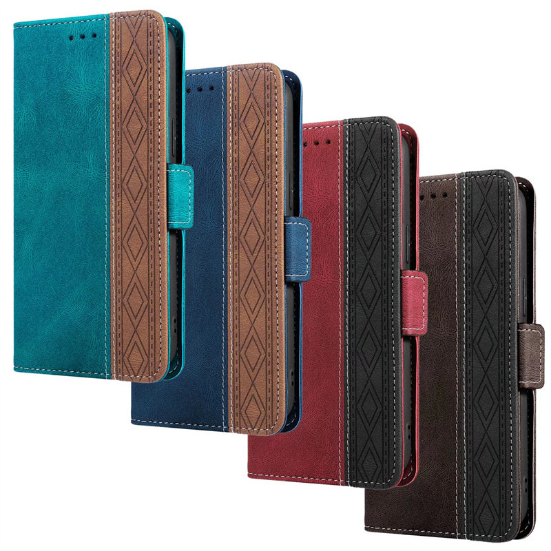 适用于索尼Xperia 10 iii 3代手机壳防盗刷电话保护套侧吸翻盖式皮套软硅胶全包边防摔插卡支架商务拼接撞色
