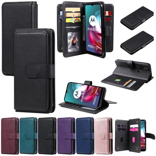 适用于摩托罗拉G20手机壳多插放多张卡Moto G30保护套G10卡包皮套