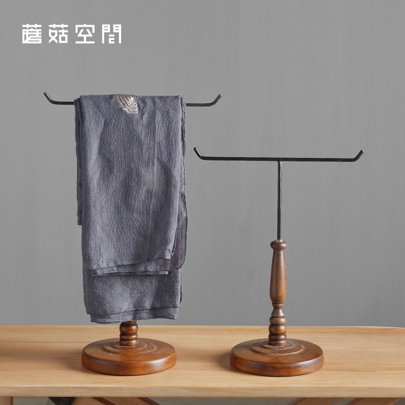 复古风格精致实木手链项链展示架