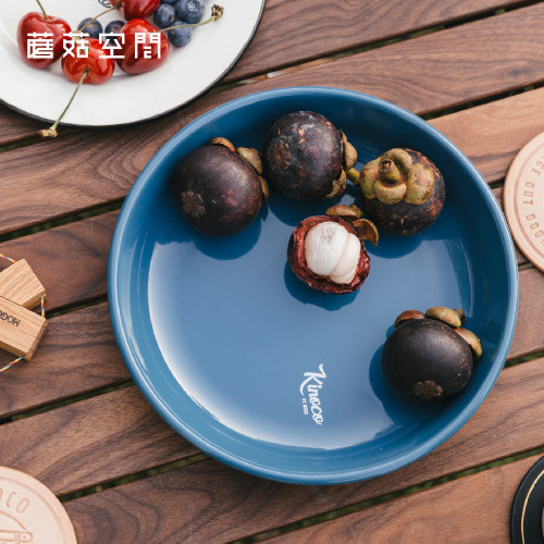 kinoco复古家用搪瓷深盘