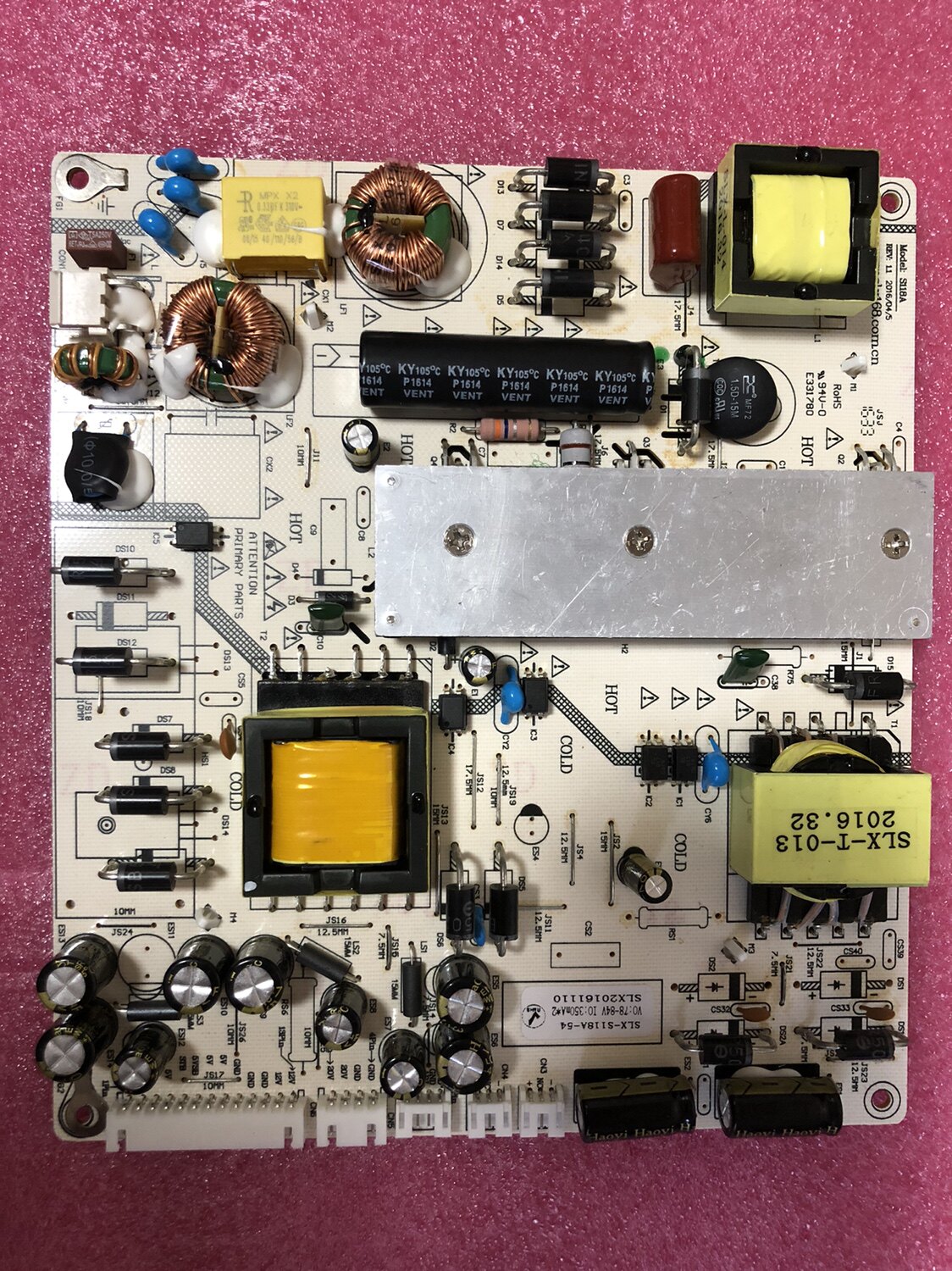 原装液晶电视电源板SLX-S118A-54 78V-84V S118A 5V 12V 24V