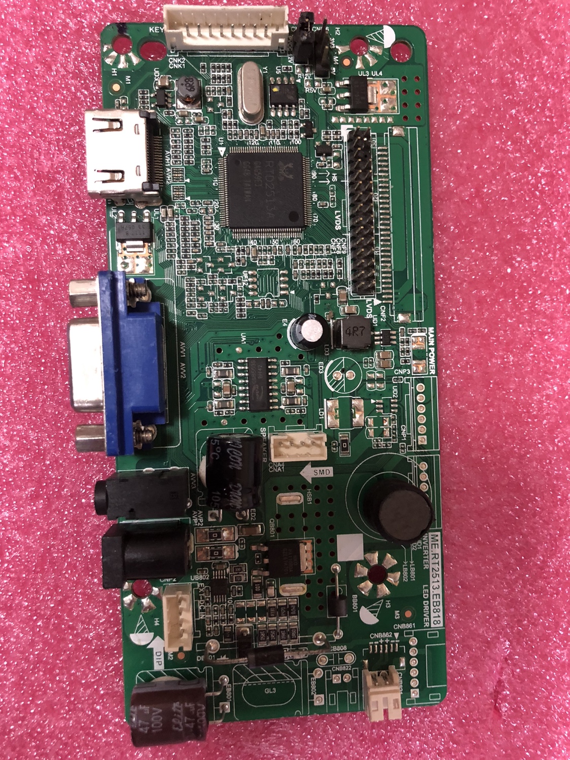 乐华全新原装2513主板 ME.RT2513.EB818液晶显示器通用驱动主板