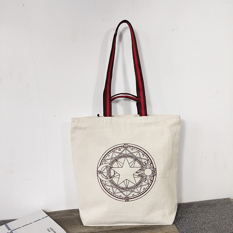 简约大容量购物袋休闲文艺单肩包