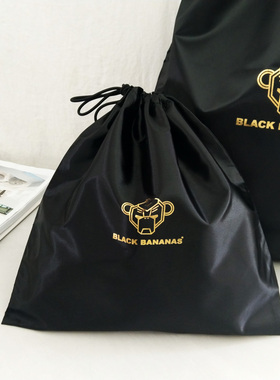 黑色加厚色丁布包包防尘袋大小皮包收纳袋旅行衣服衣物搬家抽绳袋