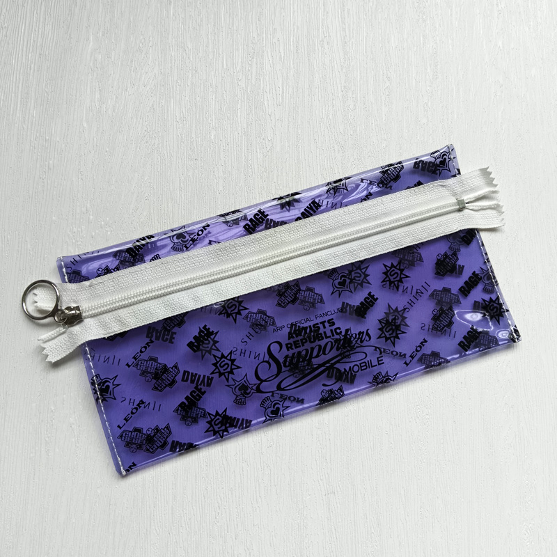 日韩透明PVC扁平化妆收纳包数码文具BIGBANG演唱会纪念款拉链袋