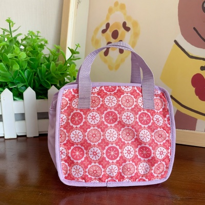 小号手提饭盒袋迷你早餐袋环保袋拼色便携回礼婚礼糖果礼品布袋包