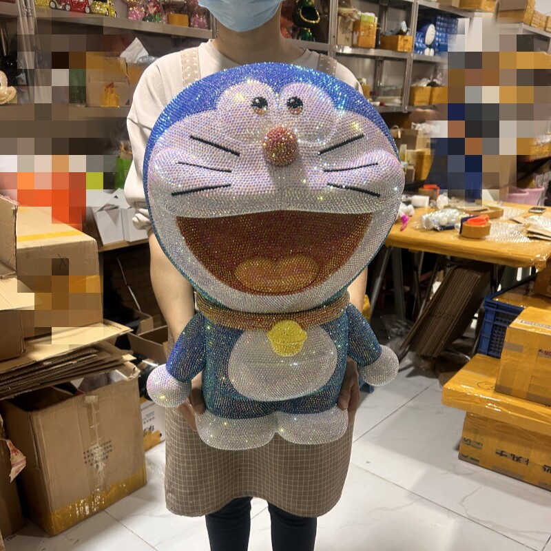 叮当猫摆件贴钻DIY手工机器猫
