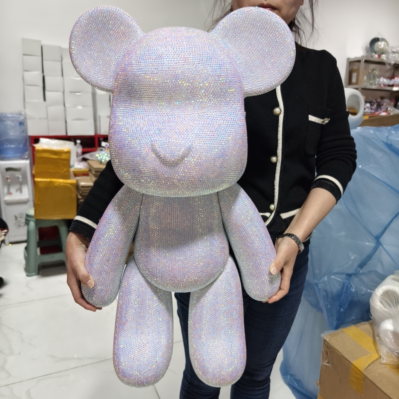 70厘米暴力熊贴钻熊手工制作diy