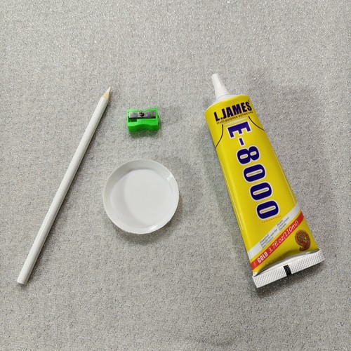 diy胶水手工布料木头皮套镶钻