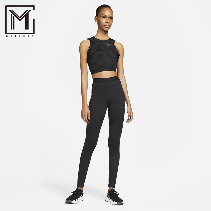 耐克Nike x MMW联名限量女子机能休闲紧身上衣长裤DD9425-010 运动服/休闲服装 运动长裤 原图主图