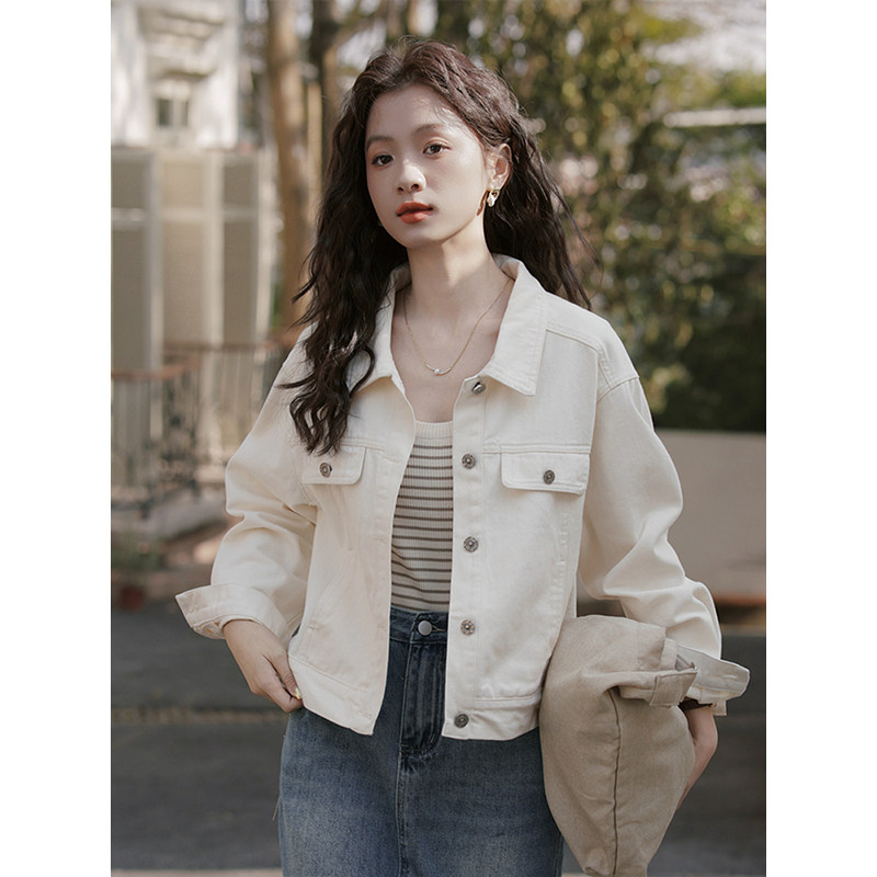 小清新短款牛仔外套女百搭夹克潮