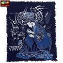 装 民族特色蜡染 饰壁挂 苗女绣花 蜡染画 贵州苗族手工蜡染